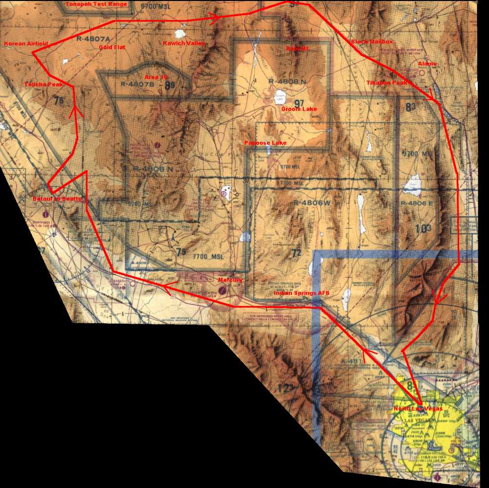 Area 51 Sectional Chart